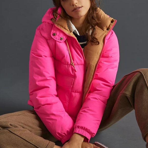 ANTHROPOLOGIE Hooded Puffer Jacket - Picture 7 of 10